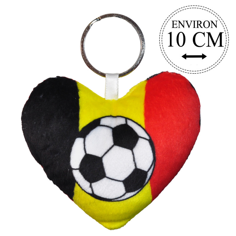 PORTE CLE FOOT BELGE 10CM