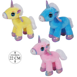 PELUCHE LICORNE 56CM